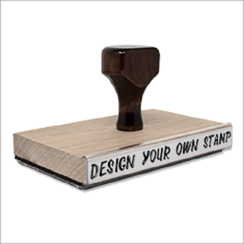 1/2" x 4 1/2" Hand Stamp