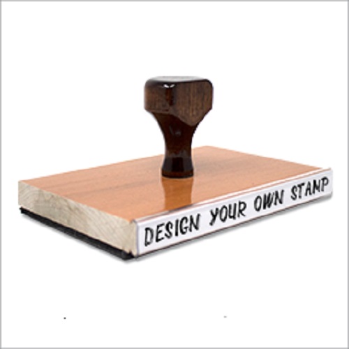 2 1/4" x 6 1/2" Hand Stamp